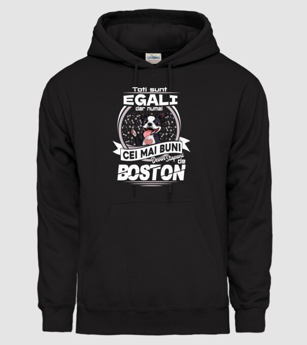 Toți sunt egali, dar numai cei mai buni devin stăpâni de boston lght model negru pe tricou