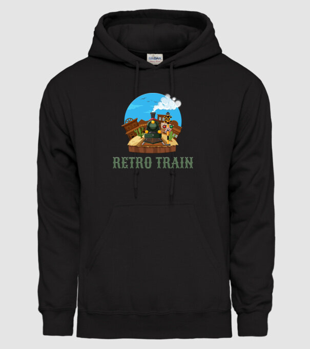 Trenuri model negru pe tricou