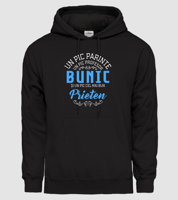 Un pic părinte, un pic profesor - bunic - și un pic cel mai bun prieten model negru pe tricou