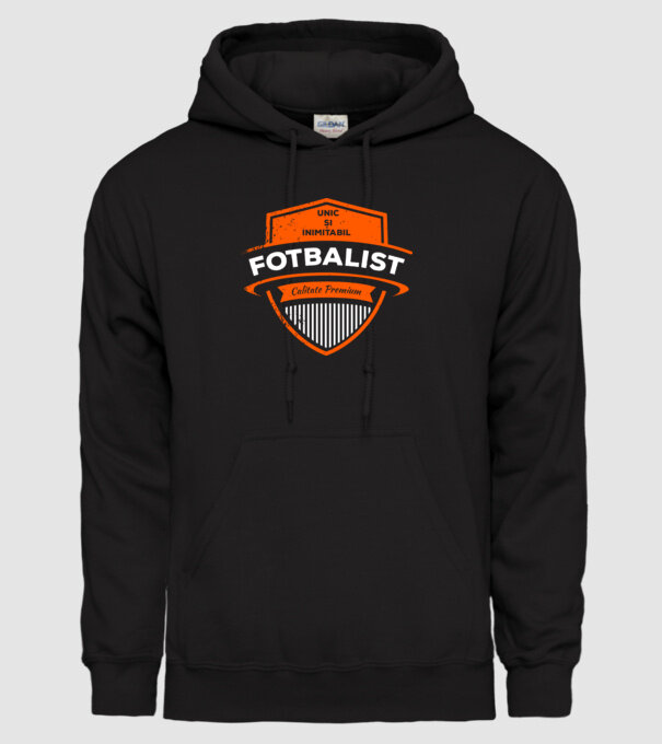 FOTBALIST unic și inimitabil calitate premium model negru pe tricou