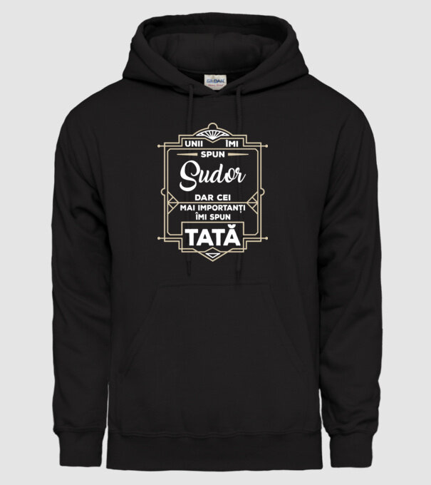Unii îmi spun_Sudor model negru pe tricou