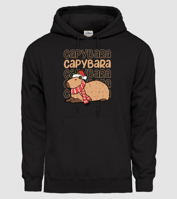 Xmas Cappy model negru pe tricou