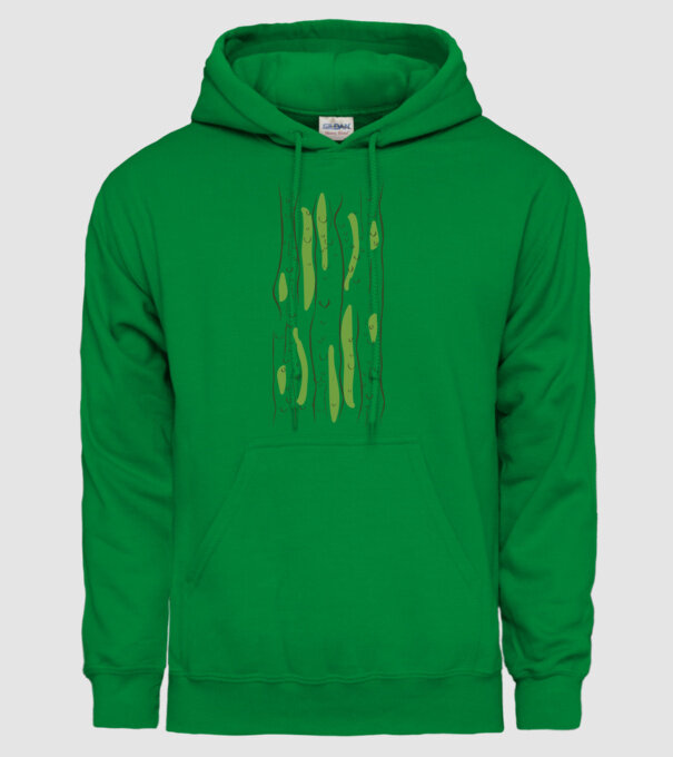 Castravete carnaval model verde pe tricou
