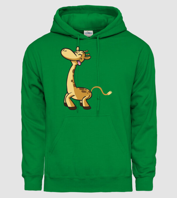 Giraffe model verde pe tricou