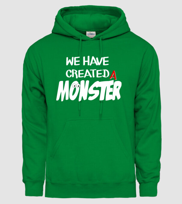 We have created a monster model verde pe tricou
