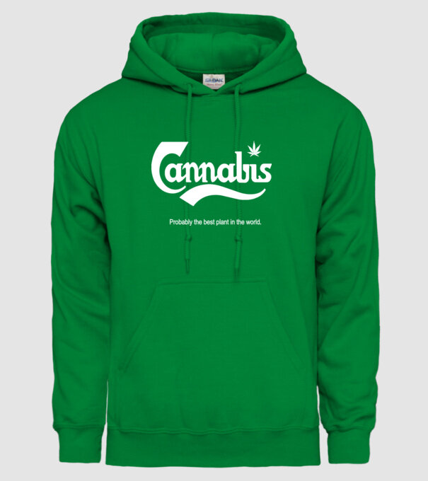Cannabis model verde pe tricou
