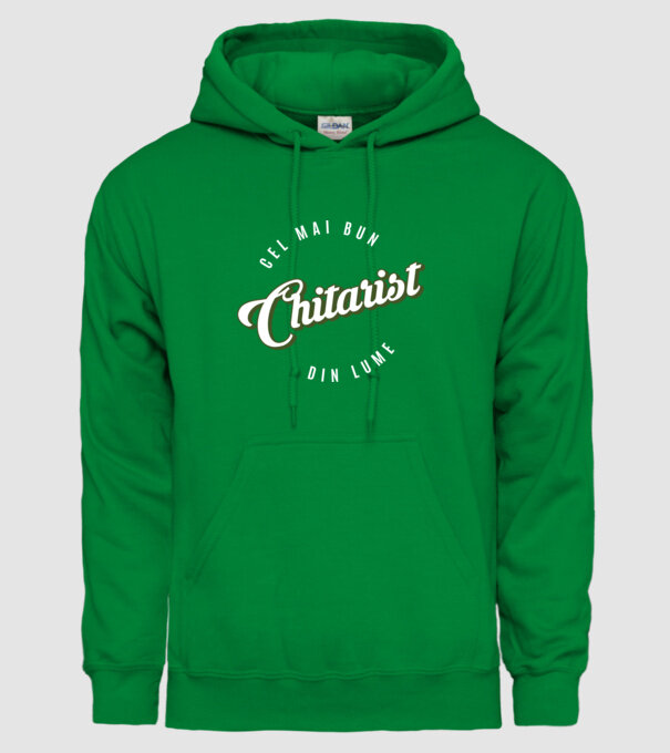 Cel mai bun Chitarist din lume model verde pe tricou