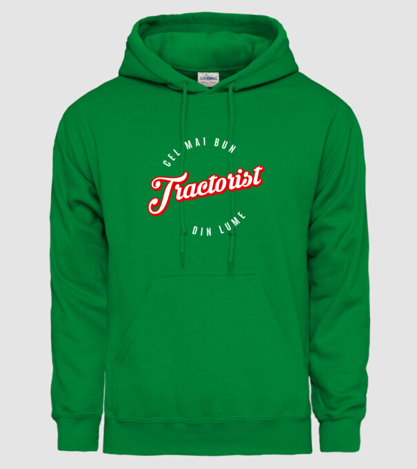 Cel mai bun TRACTORIST din lume model verde pe tricou