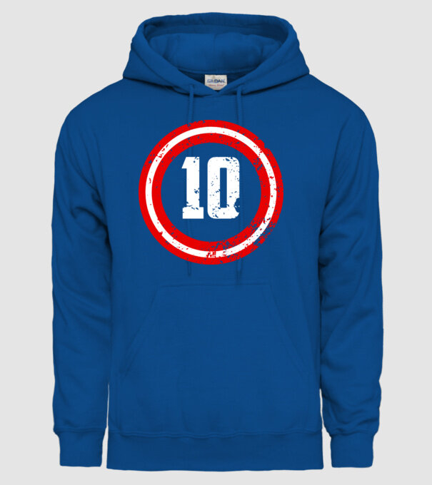 Birthday captain 10 Years old model albastru regal pe tricou