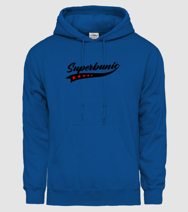 superbunic model albastru regal pe tricou