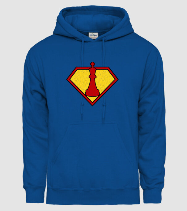 SuperChess rege model albastru regal pe tricou
