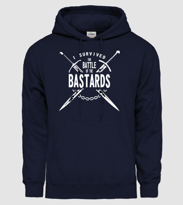 I survived the battle of the bastards model albastru închis pe tricou