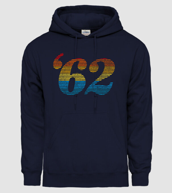 Retro Birthday 1962 model albastru închis pe tricou