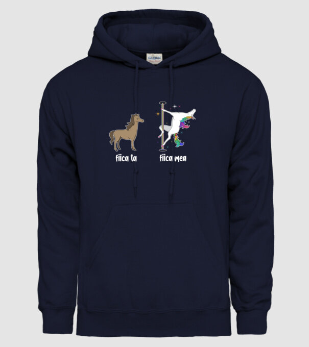 fiica ta - fiica mea model albastru închis pe tricou