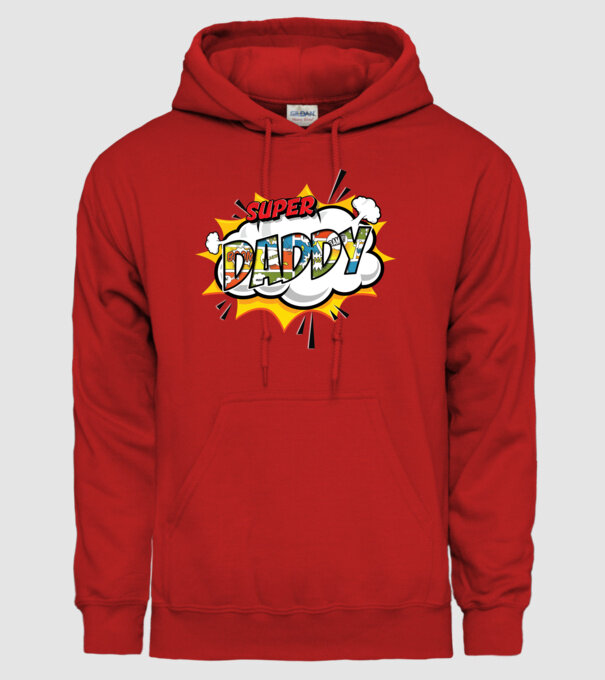 Comic Daddy model roșu pe tricou