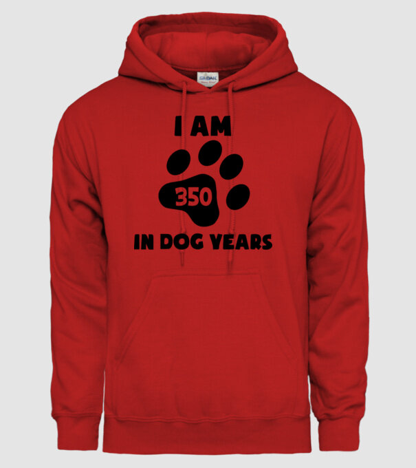 Dog Year - 350 model roșu pe tricou