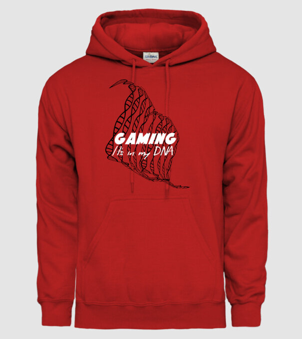Gamer DNA model roșu pe tricou