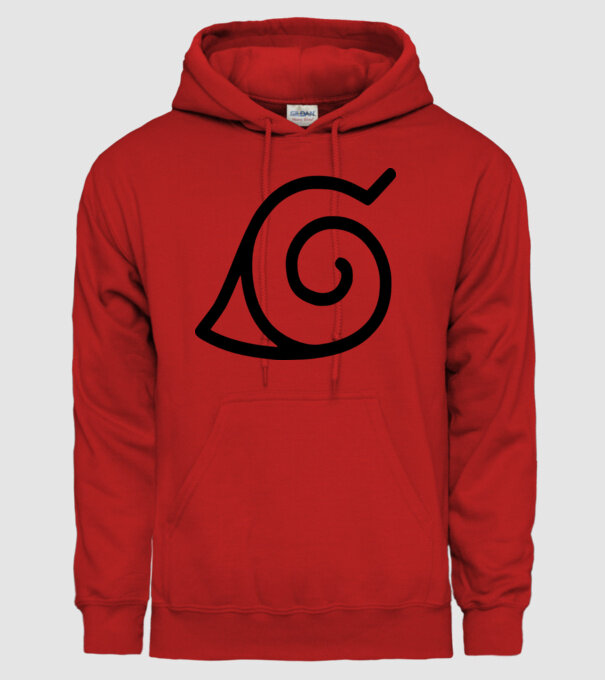 simbol naruto model roșu pe tricou