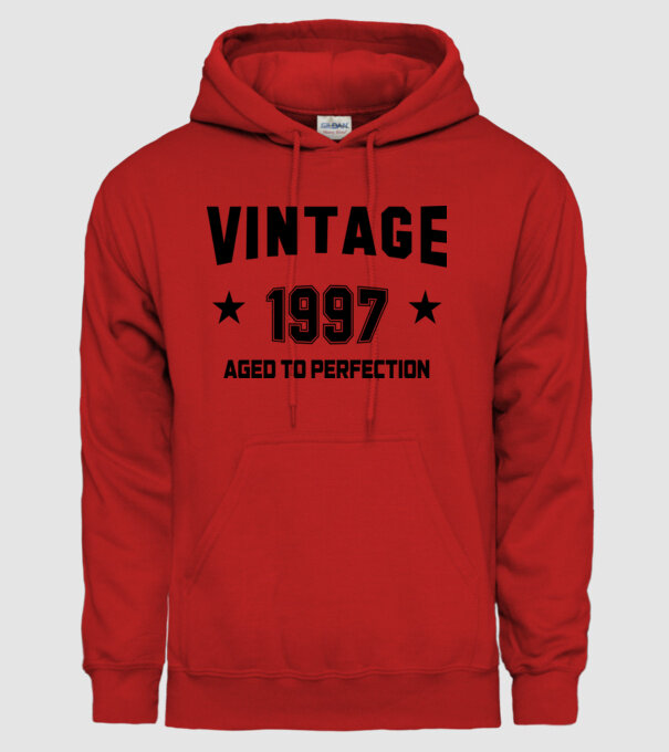 Vintage - 1997 model roșu pe tricou