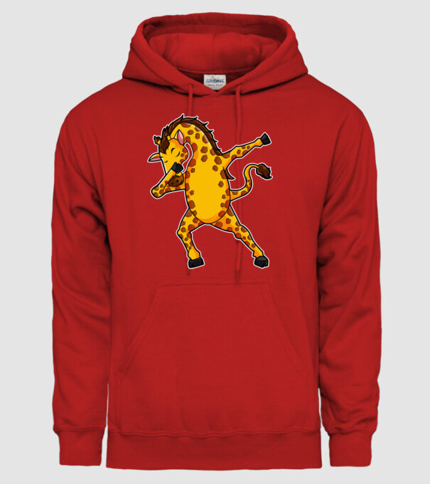 Girafă DAB model roșu pe tricou