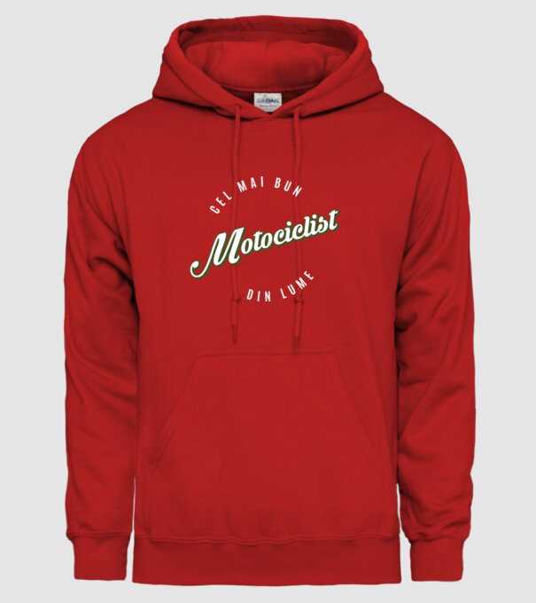 Cel mai bun Motociclist din lume model roșu pe tricou