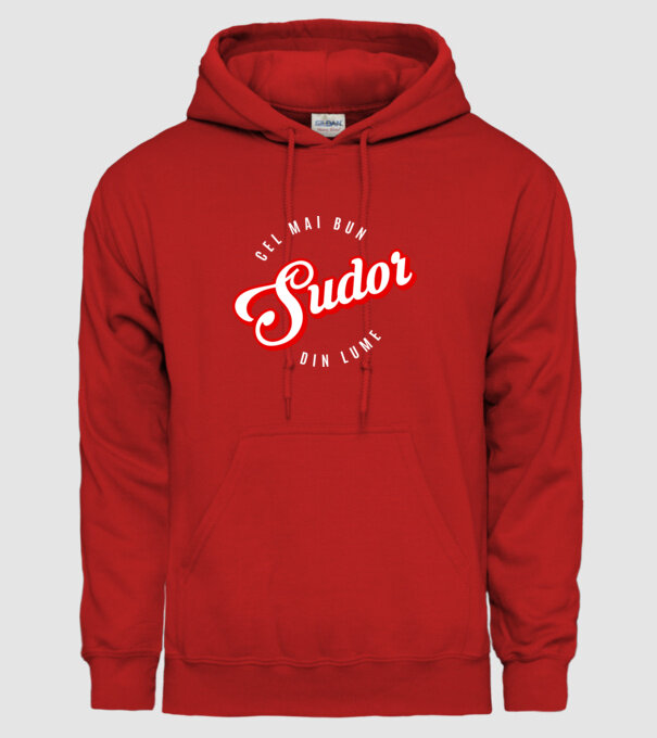 Cel mai bun SUDOR din lume model roșu pe tricou