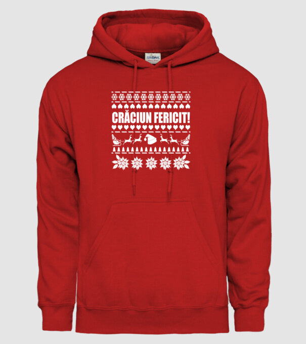 crăciun Fericit! model roșu pe tricou