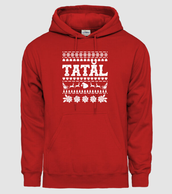 Tatăl model roșu pe tricou