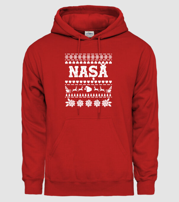 Nașă model roșu pe tricou