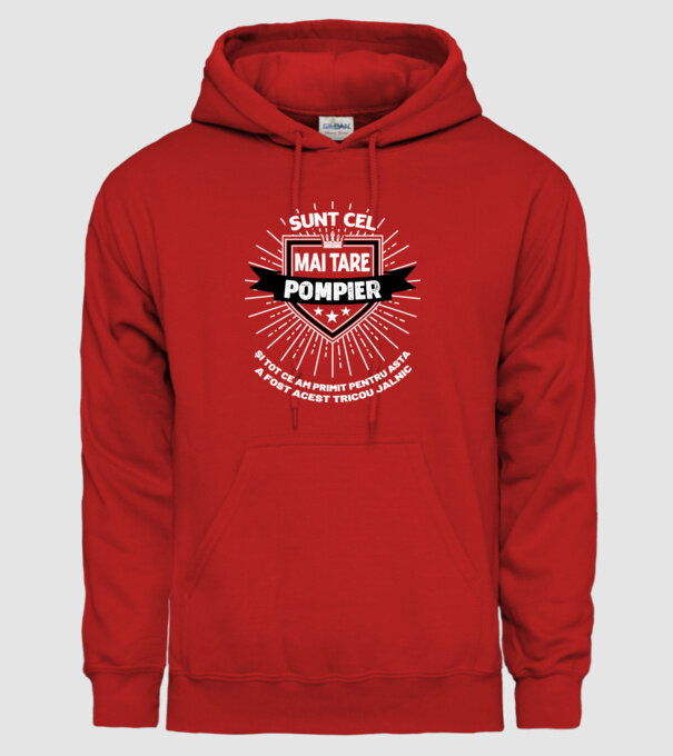 Sunt cel mai tare pompier și tot ce am primit pentru asta a fost acest tricou jalnic model roșu pe tricou