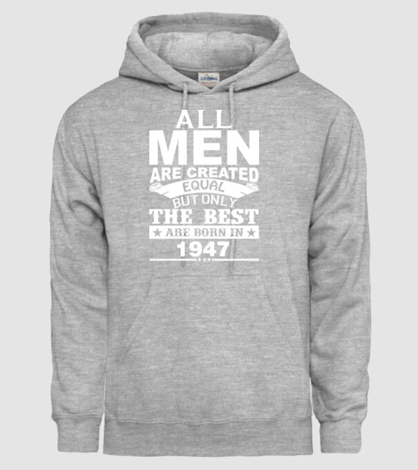 All men are created - 1947 model gri pe tricou