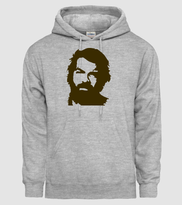 bud spencer model gri pe tricou
