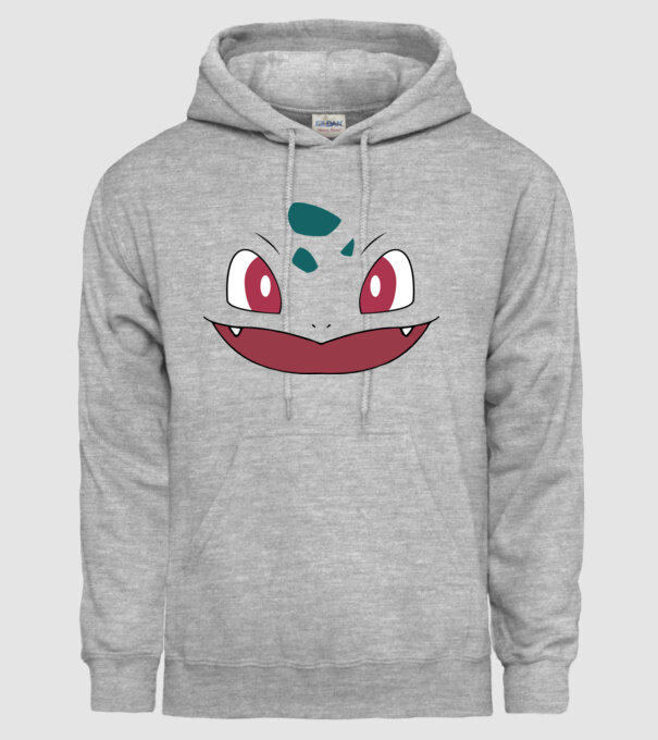 Bulbasaur model gri pe tricou
