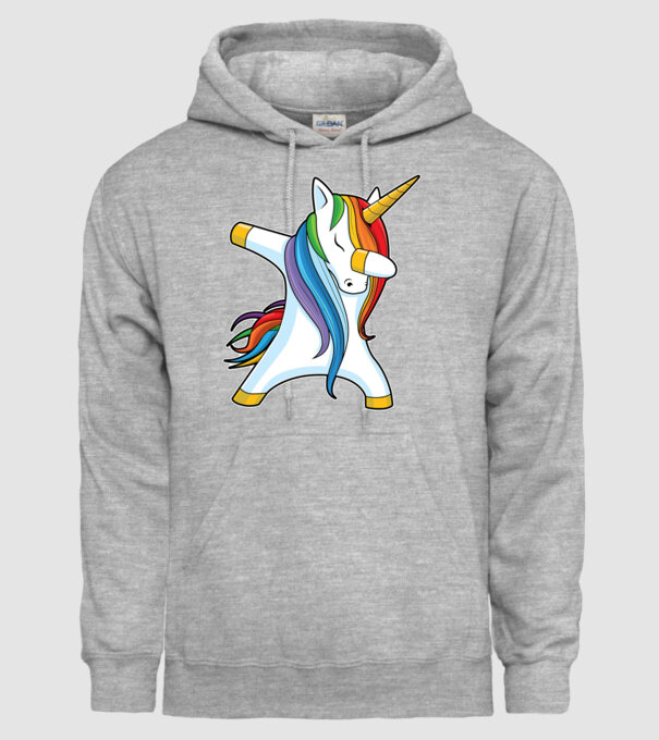 DAB Unicorn 2 model gri pe tricou