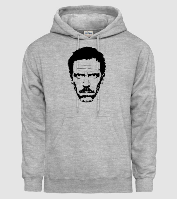 dr. house model gri pe tricou