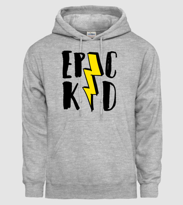EpicKid model gri pe tricou