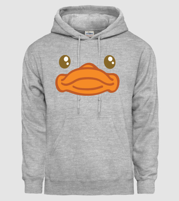 Rață carnaval model gri pe tricou
