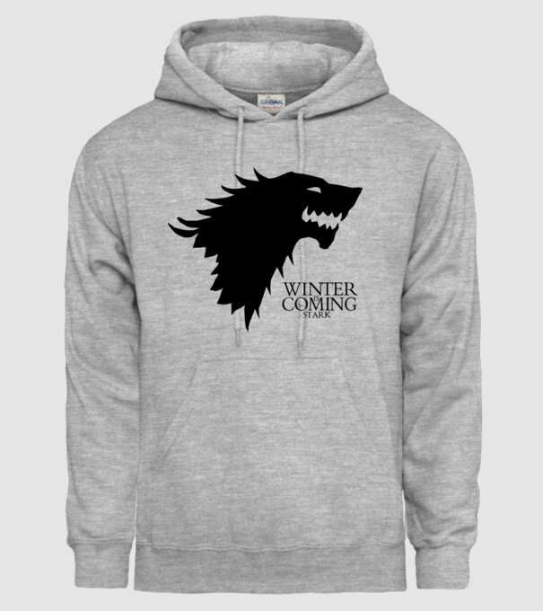 game of thrones winter is coming model gri pe tricou