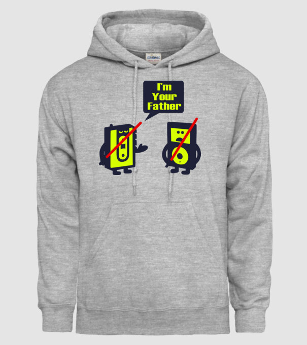 'I''m Your Father 1' model gri pe tricou