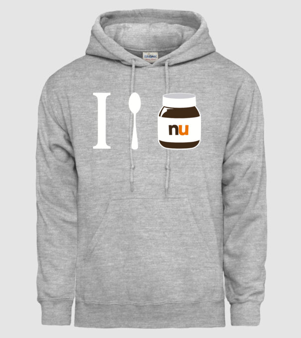 i love nutella model gri pe tricou