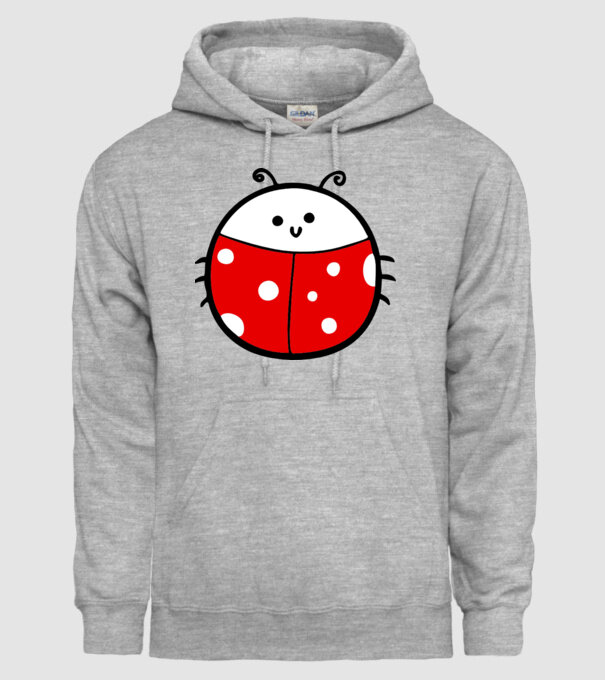Buburuză model gri pe tricou