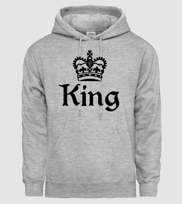 King 01 model gri pe tricou