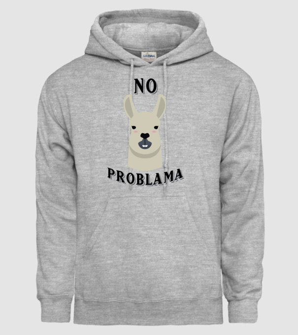 No problama model gri pe tricou