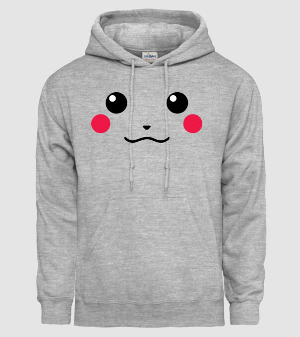 Pikachu model gri pe tricou