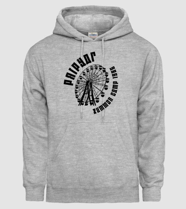 Prypiat summer camp model gri pe tricou