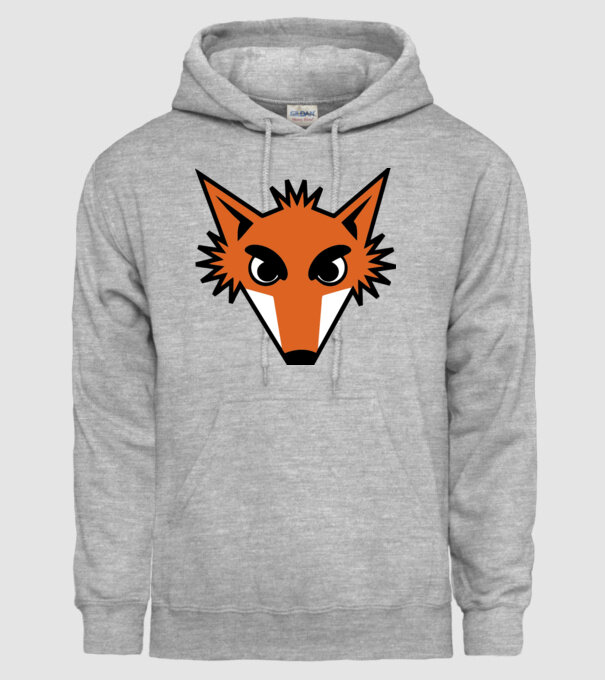 Vulpe model gri pe tricou