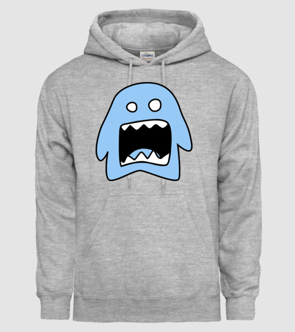 monstru model gri pe tricou
