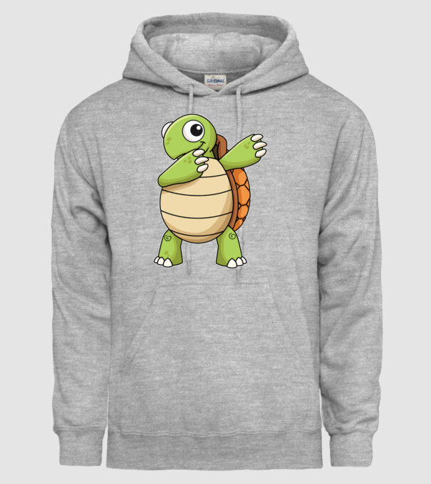 Broască țestoasă DAB model gri pe tricou