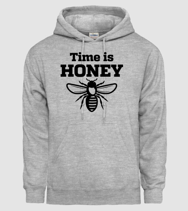 Time is honey model gri pe tricou