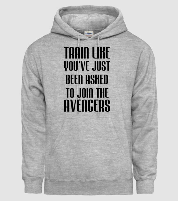 Train like youve just been asked model gri pe tricou